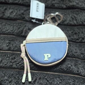 PINK Victoria's Secret Blue and White Coin Purse